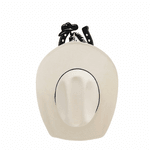 Cabide Suporte Porta Chapéu Boné Country Cowboy Acrílico Preto ou Porta com Fita Dupla Face