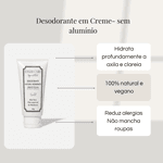 Desodorante 100% natural e vegano