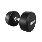 DUMBBELL REDONDO INJETADO 32,5 KG – PEGADA CROMADA RECARTILHADA