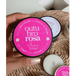 Vela Aromática Outubro Rosa 100g – Lata Preta com Flor Margarida