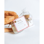 Mini Vela Personalizada com Saquinho de Organza