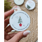 Lata Mini - Vela Aromática de Natal - Aroma Canela (4 Artes Exclusivas)