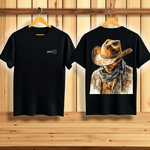 CAMISETA ANTIGUS COWBOY 04 COTTON PRETA