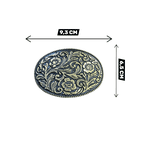 FIVELA COUNTRY FLORAL OVAL OURO VELHO