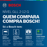 NÍVEL LASER 012M (GLL2-12) VERDE BOLSA + SUPORTE - BOSCH