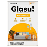 TINTA ACRÍLICA FOSCO MUDA FÁCIL AREIA 18L GLASU!