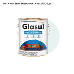 TINTA ACRÍLICA SEMI BRILHO TORTA DE LIMÃO 3,6L GLASU!