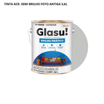 TINTA ACRÍLICA SEMI BRILHO FOTO ANTIGA GLASU! 3,6 L
