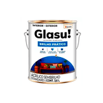 TINTA ACRÍLICA SEMI BRILHO BRANCO NEVE GLASU! 3,6 L