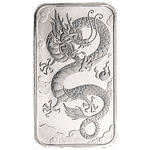 Moeda de Prata Perth Mint Silver Dragon 1oz 2019