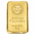 Barra de Ouro 5 g Aurum Custodes Aurum CMXCIX