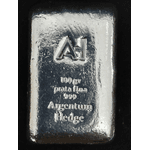 Barra de Prata Argentum Hedge 100 gr - Poured Silver Ag 999