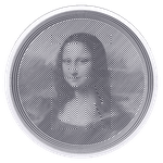 2021 1oz Tokelau $5 NZD ICON Mona Lisa Silver Coin