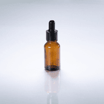 Frasco De Vidro Âmbar Conta-Gotas 15ml Kit c/5 - Preto