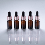 Frasco De Vidro Âmbar Conta-Gotas 05ml Kit c/5 - Rosé