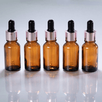 Frasco De Vidro Âmbar Conta-Gotas 30ml Kit c/5 - Rosé