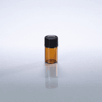 Frasco De Vidro Âmbar Gotejador 02ml Preto