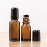 Frasco de Vidro Âmbar 20ml - Tampa Roller