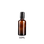 Frasco de Vidro Âmbar 50ml - Tampa Roller