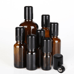 Frasco de Vidro Âmbar 20ml - Tampa Roller