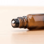 Frasco de Vidro Âmbar 20ml - Tampa Roller