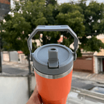 Copo Flip 600ml Laranja