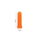 Inalador Nasal Plástico P/ Óleos Essenciais Kit c/2 - Laranja