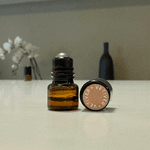 Frasco de Vidro Âmbar Roll-on Fino 01ml Preto