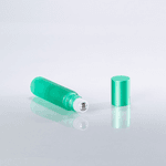 Frasco De Vidro Roll-on Grosso 10ml Verde