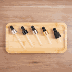Tampa Conta-Gotas Para Frasco de 15ml Kit c/5 - Preta Lacre