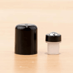 Tampa Roller Para Frasco dōTERRA R18 Preto kit c/ 5 unid.