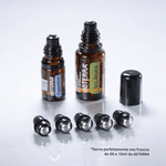Tampa Roller Para Frasco dōTERRA R18 Preto kit c/ 5 unid.