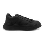 Tênis Masculino Estilo Street Sola Alta Confortável Preto Sola Preta