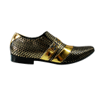 Sapato Masculino Em Couro Social Executivo Dourado Veneza Collection