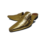 Mule Masculino Em Couro - Babuche - Golden Seal - Ref: 700 - Outlet