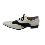 Sapato Masculino Italiano Em Couro Lobos Branco Ref: 247 Outlet