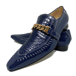 Sapato Masculino Em Couro Serie Vancouver Marinho 