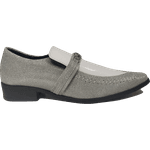 Sapato Masculino Em Couro Social Executivo Branco Crystal Veneza Collection Ref: 681 Branco