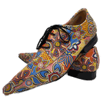 Sapato Masculino Italiano Em Couro Floral Collors Ref: D696