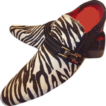 Mule Masculino Em Couro - Babuche - Zebra - Ref: 721