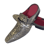 Mule Masculino Em Couro - Babuche - Snake - Ref: 733