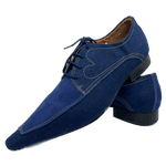 Sapato Masculino Italiano Em Brim Jeans Indigo Ref: D741