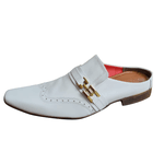 Mule Masculino Em Couro - Babuche - White Cowboy - Ref: 753