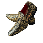 Mocassim Masculino Italiano Em Couro Romance Ref: 1135 Dourado