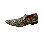 Mocassim Masculino Italiano Em Couro Romance Ref: 1135 Dourado