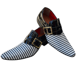 Sapato Masculino Italiano Em Couro Fasano Ref: 1143 Preto Preto