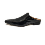 Babuche Masculino Italiano em Couro Social Executivo em Couro - Preto - Jivago Ref: 1015 - Outlet