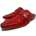Babuche Masculino Dubai em Couro Social Executivo em Couro - Vermelho - Credit Ref: 1039 - Outlet