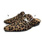 Babuche Masculino Em Couro Social Executivo Marrom Tiger Dubai Collection Ref: 1043 Marrom