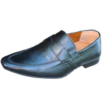 Mocassim Masculino Italiano Em Couro Preto British Guard Ref: 1076 Preto